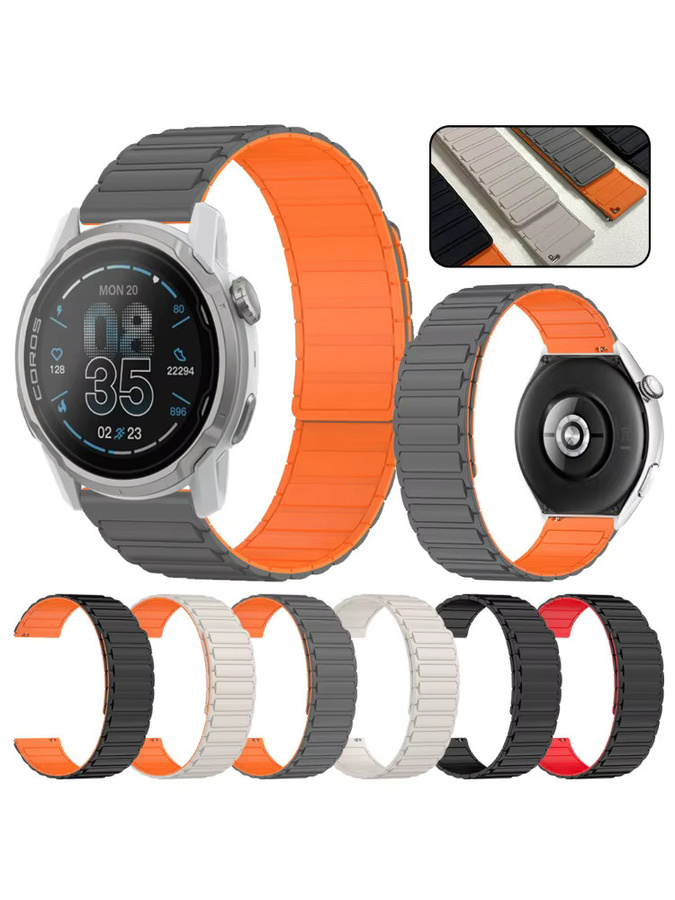 COROS Smartwatch-Armband, Silikon, 22 mm, Unisex - Bild 7