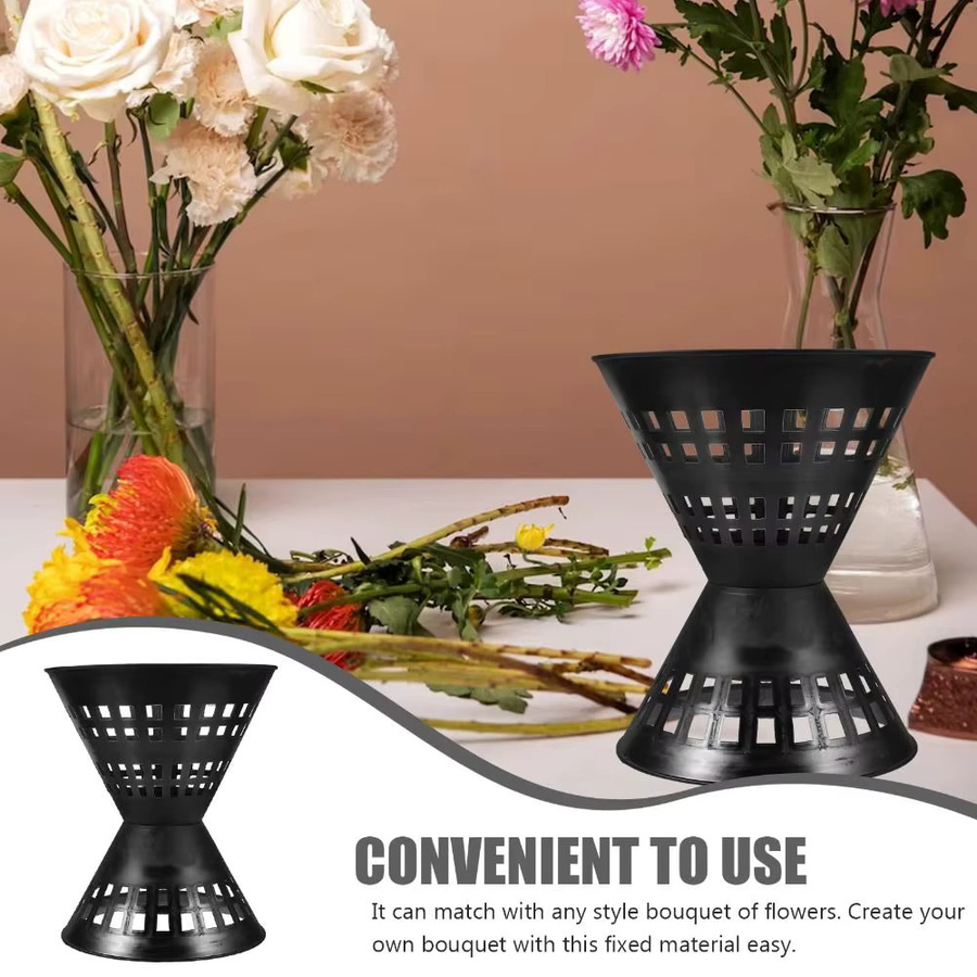 Schwarze Kunststoff-Blumenverpackung als Liner für DIY-Blumensträuße - Bild 5