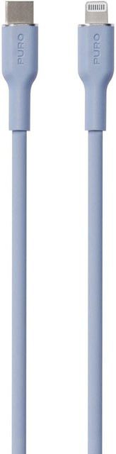 SBS USB-C auf Lightning Soft Kabel für Power und Data Sync, Farbe: Powder Blue, Länge: 1,5 m - Bild 1
