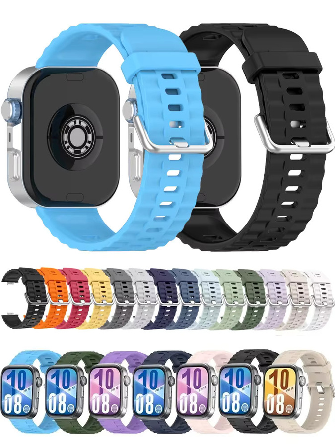 Huawei Uhrenarmband Silikon, Multicolor, Unisex - Bild 2