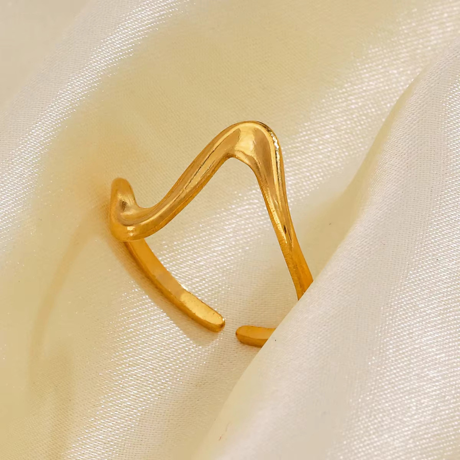 LATS Ringe Edelstahl, Gold, Damen, Vintage - Bild 2