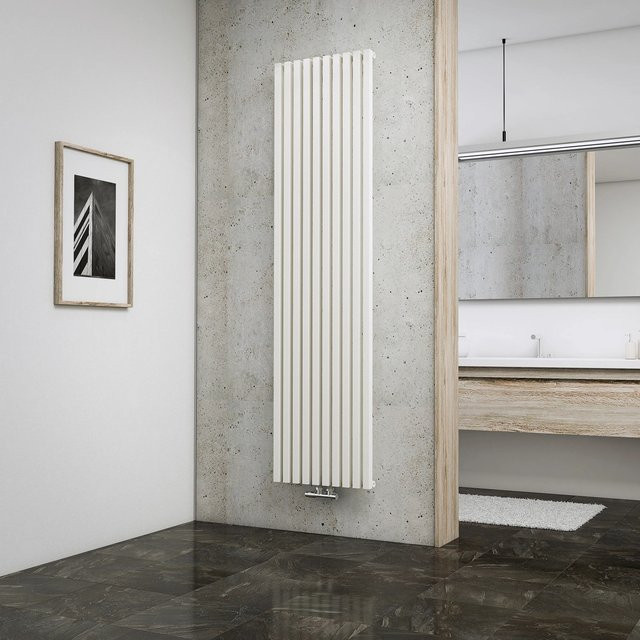 Schulte Design-Heizkörper Lyon in Pearl-Weiß mit 1094 W Leistung, Höhe: 180 cm - Bild 1