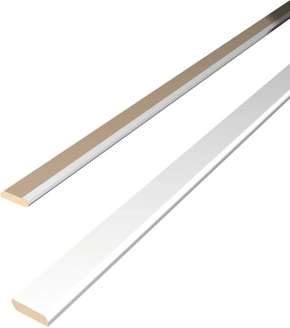 Egger Abdeckleiste Decowall AL201 Wandverkleidung Weiß 2,4 m - Bild 1