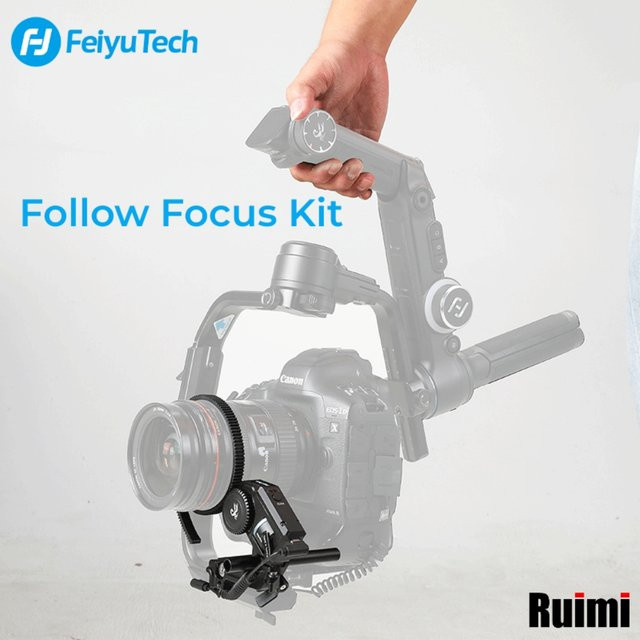 FeiyuTech Tragbares Bürstenloses Motor Follow Focus Kit Drahtlose Objektivsteuerung in Schwarz für Scorp, Scorp C, Scorp Mini und Scorp Pro - Bild 1