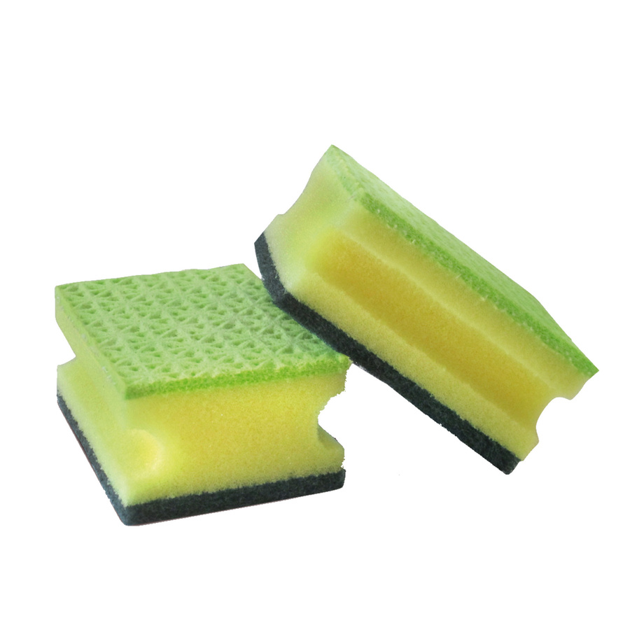 Spontex Reinigungsschwamm Duo Anti-Fett in Grün und Multicolour - Bild 2