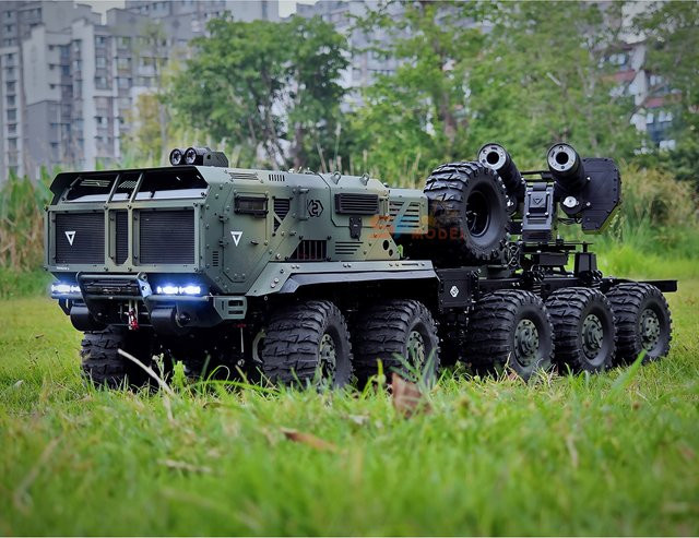 SMODELF 10x10 RC Trucks ST10X, ferngesteuertes Auto, Metallmodell, 1:10, mit Licht und Sound - Bild 1