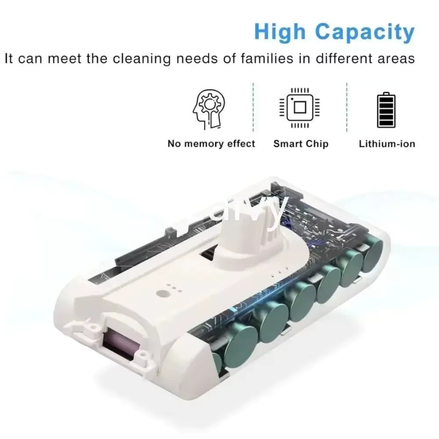 Dreame Ersatzakku 5000mAh Li-Ionen in Weiß für Handstaubsauger V8 V10Pro V9P XR VVN3 VVN5 - Bild 2