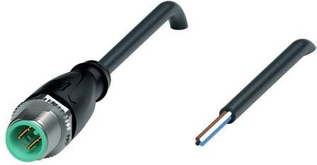 Pepperl+Fuchs Sensor-Aktor-Steckverbinder 240771-0012, konfektioniert, 4 Polzahl, Schwarz, Länge: 2 m - Bild 1