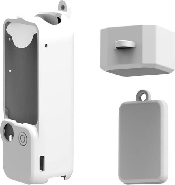 PULUZ PU894 Silikon Kameraschutzhülle für DJI OSMO Pocket 3 in Weiß - Bild 1
