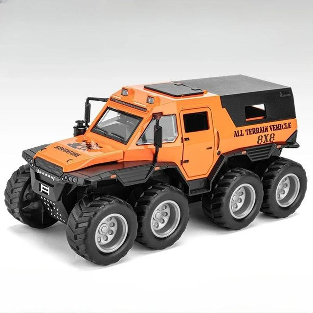 Linyi toy car Russischer Avtoros Shaman 8x8 ATV, Spielzeugauto, 1:32, mit Ton und Licht, ab 14 Jahren - Bild 1