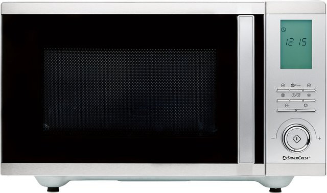 SILVERCREST Mikrowelle Edelstahl 4 in 1 Silber 25L SMWEDS 900 A1 - Bild 1