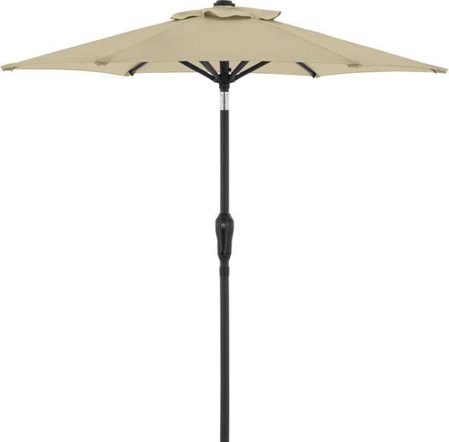 Doppler Sonnenschirm LIFE 180 Lift Mittelstockschirm in Sand mit Ø 180 cm - Bild 1