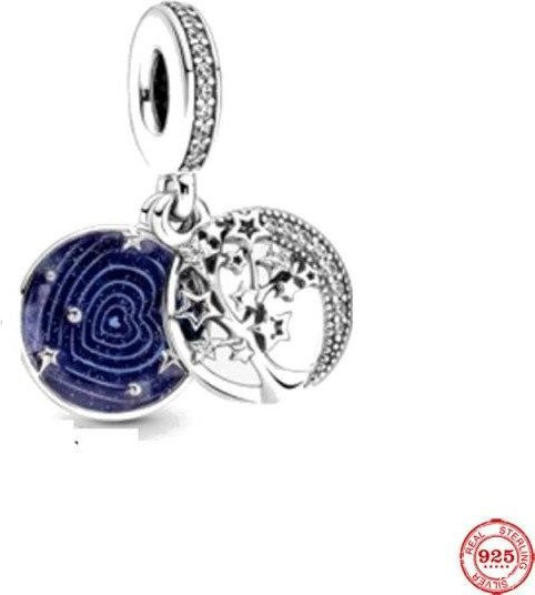 YIRAN Jewelry Anhänger, Silber, Blau, Zirkonia, Damen - Bild 1
