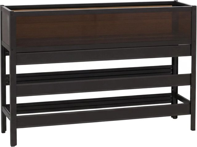 Hochbeet MCW-P96 aus Aluminium in Dunkelbraun, B/H/T: 120 x 82 x 30 cm - Bild 2