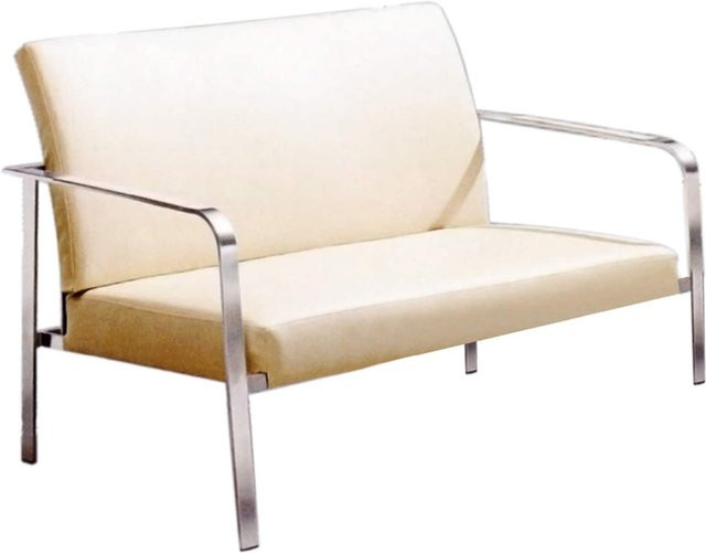Modernes Polstersofa Aphrodite für Gartenset von Jet-Line in Beige und Creme - Bild 1