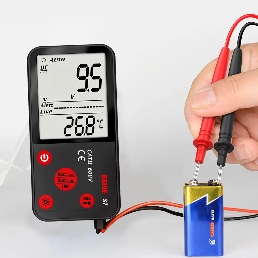 BSIDE S7 Digitalmultimeter mit Auto Range, USB wiederaufladbar, AC DC Spannung, Ohm, Hz, NCV und True RMS Elektrikerwerkzeug - Bild 5