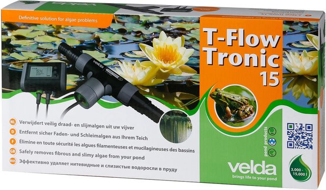 Velda Fadenalgenentferner T-Flow Tronic 15 für den Gartenteich - Bild 1