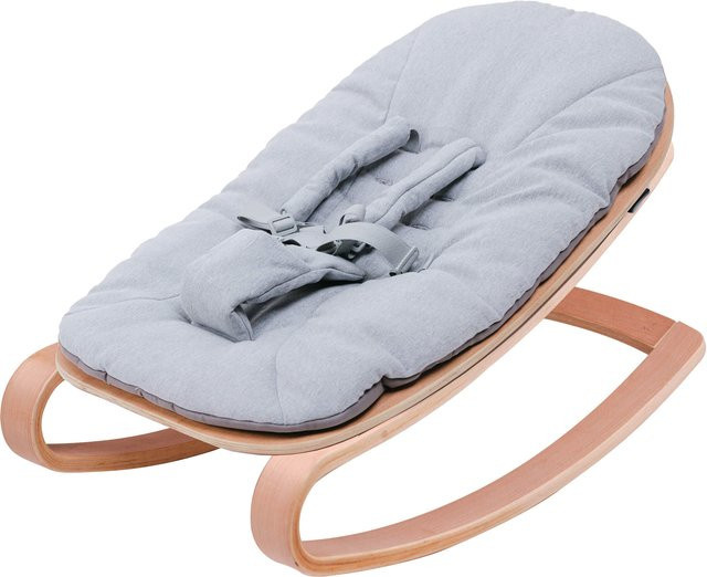 Geuther Schaukelwiege Rocker NALA in Grau aus Holz und Polyester - Bild 1