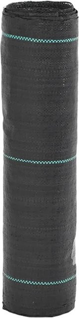 vidaXL Unkrautvlies aus Polypropylen in Schwarz, Breite: 0,5 m, Länge: 10 m - Bild 1