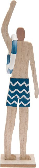 Rico Design Holzaufsteller Urlauber im maritimen Design, B: 35,0 cm, H: 7,0 cm - Bild 1