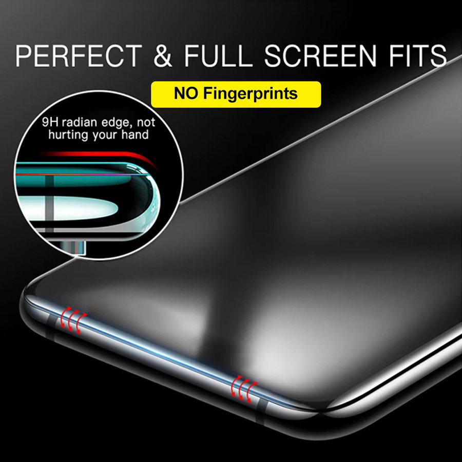 Uppbo Mattierter Displayschutz aus gehärtetem Glas für iPhone Modelle, Transparent - Bild 4