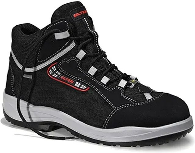 Elten Damen Sicherheitsschnürstiefel Maja GTX Mid ESD S3 in Schwarz-Rot, Größe 41 - Bild 1