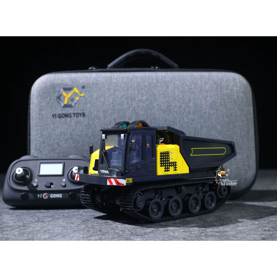 TOUCAN RC HOBBY Elektrischer RC Crawler Muldenkipper Raupenkipper, 1:50, mit Lichtern und Geräuschen - Bild 1