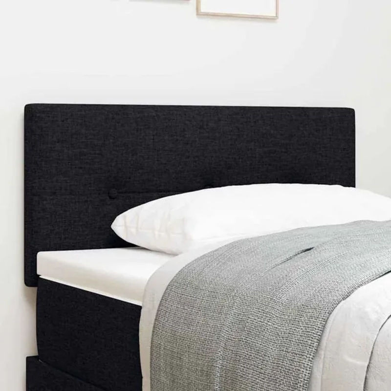 Modernes Kopfteil aus Stoff in Schwarz von vidaxl, Breite: 80 cm - Bild 1