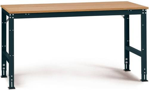 Manuflex AU4035.7016 Arbeits-Grundtisch UNIVERSAL Standard mit Multiplexplatte, Anthrazit, B/T/H: 125 x 80 x 76-87 cm - Bild 1