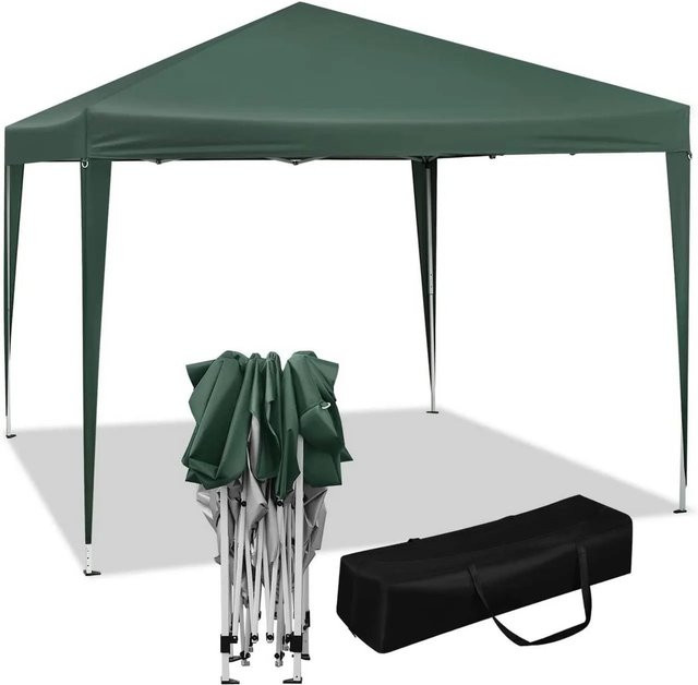 WOLTU Pop-Up Pavillon mit wasserdichtem Sonnenschutz, B/T/H: 3 x 3 x 2,3 m, Grün - Bild 1
