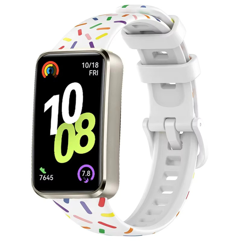 Silikonarmband für Huawei Band 10, Bunt, Unisex - Bild 2