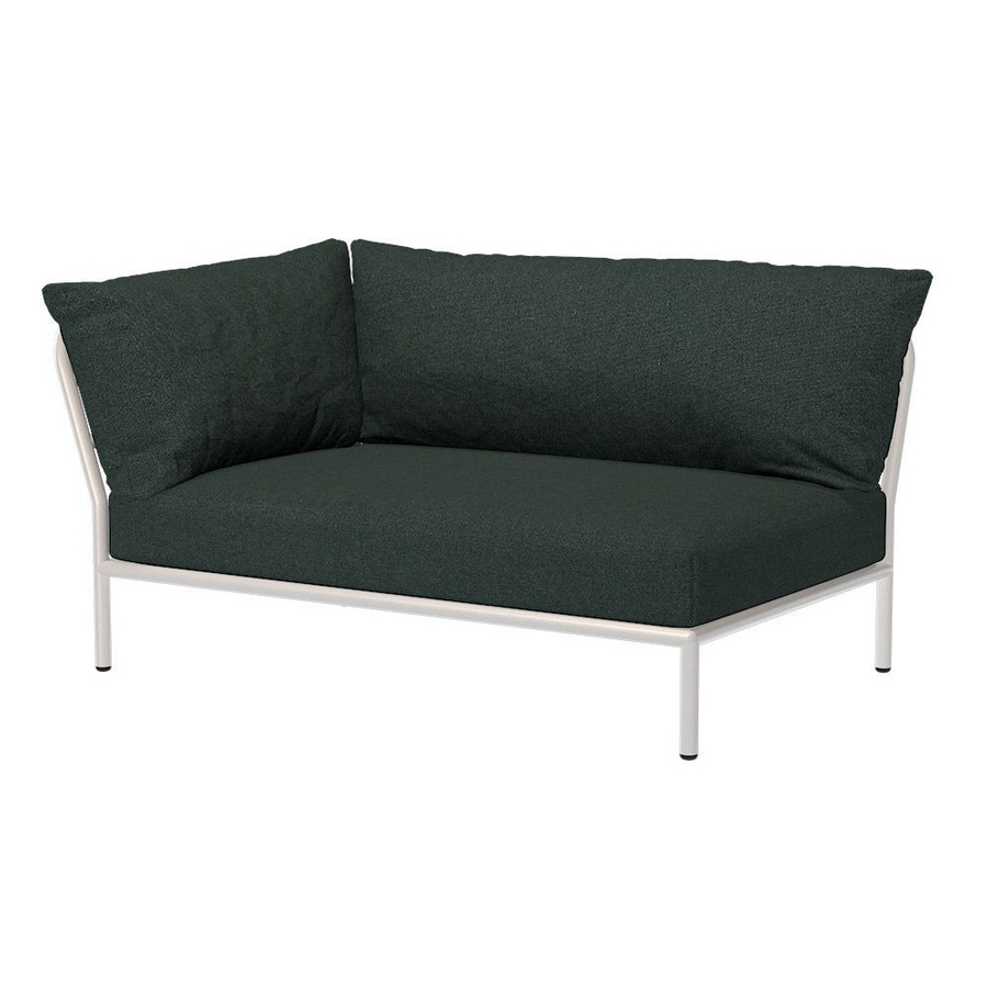 Houe LEVEL 2 Loungeset Alpine in L-Form mit Kaffeetisch und Polstern, Farben Weiß und Beige, Tischplatte aus Bambus, Breite: 81 cm, Tiefe: 81 cm - Bild 2
