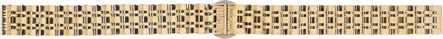 Uhrenarmband Edelstahl, 16 mm, beige, Unisex - Bild 1