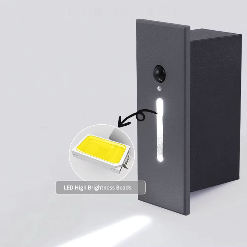 Sandiy Smart Light Intelligente LED Sensor Lampe für Treppen und Foyer, Weiß, 3W - Bild 5