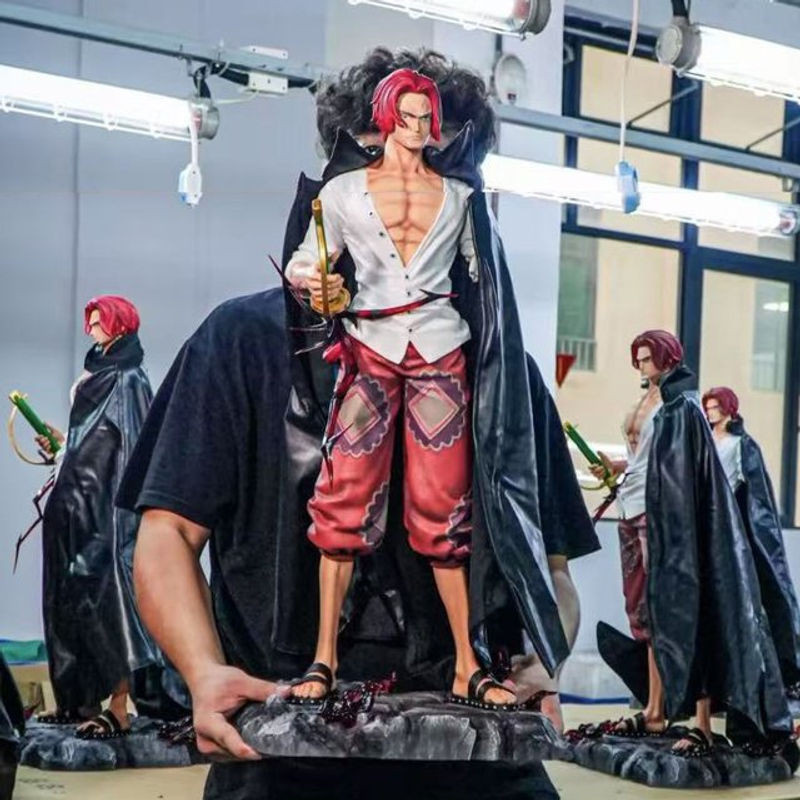 Bandai One Piece Anime Red Hair Shanks Figur in Rot und Mehrfarbig - Bild 1