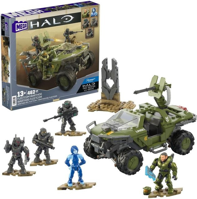 Mattel MEGA Halo Flotteneinsatzkommando Warthog Bausatz 462-teiliges Set - Bild 1