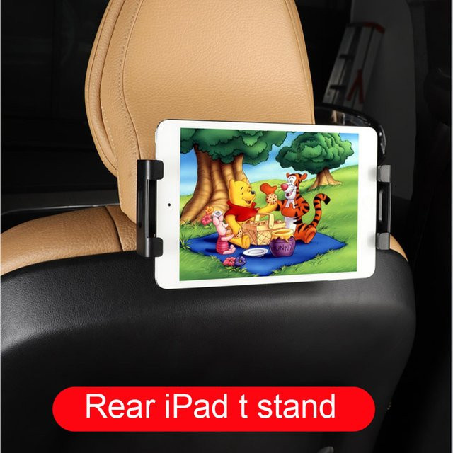 LINGLUYANG Handy- und Tablet-Halterung für die Rücksitzmontage in Mercedes-Benz GLC, GLB, GLE, GLA, A200, C200, C260, Farbe: Schwarz - Bild 1
