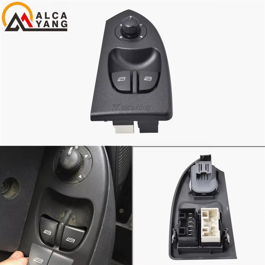 Malcayang Elektrischer Fensterheber Schalter für Peugeot Boxer und Citroen Jumper 2002–2006 in Schwarz - Bild 2