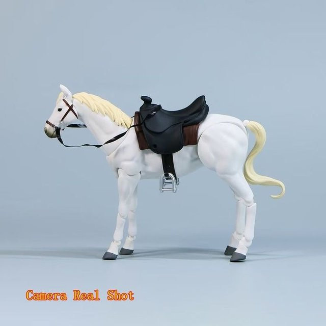 Bandai Pferd Figur, Tier, 1:12, Weiß, Einzelfigur - Bild 1