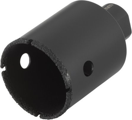 Wolfcraft Lochsäge Ceramic in Schwarz mit Diamant und Stahl, Durchmesser: 45 mm - Bild 1