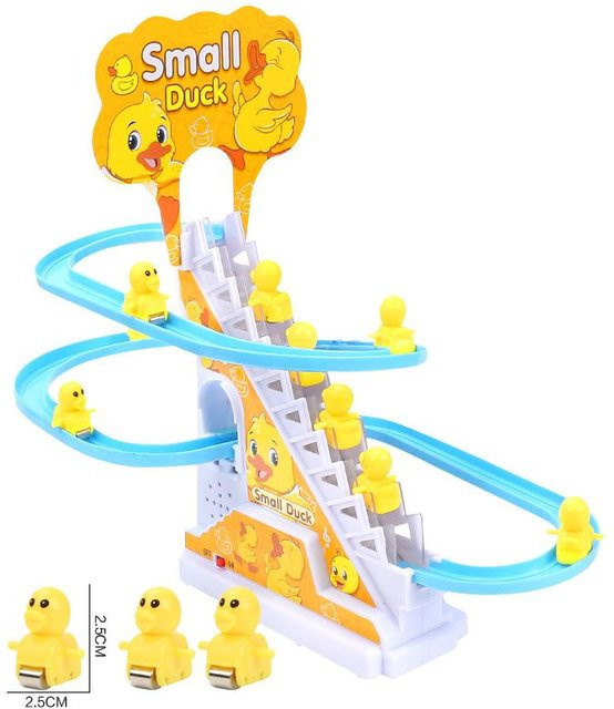 Elektronische Treppensteigen Bahn, Ente Pinguin, mit Licht und Musik, ab 3 Jahre - Bild 1