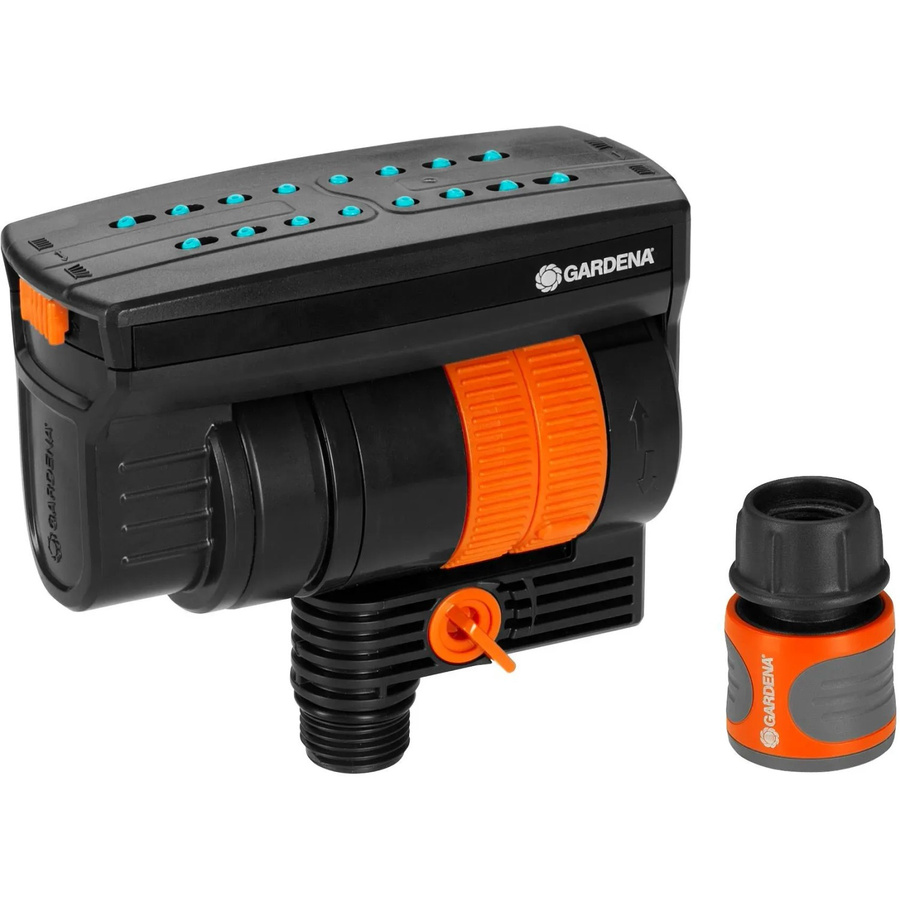 Gardena Pipeline Viereckregner Sprinklersystem in Schwarz mit Filter und App-Steuerung - Bild 5