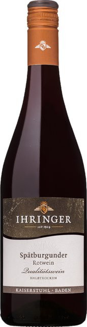 Kaiserstühler Winzergenossenschaft Rotwein Pinot Noir 2023, halbsüß, Baden, 0,75 l - Bild 1