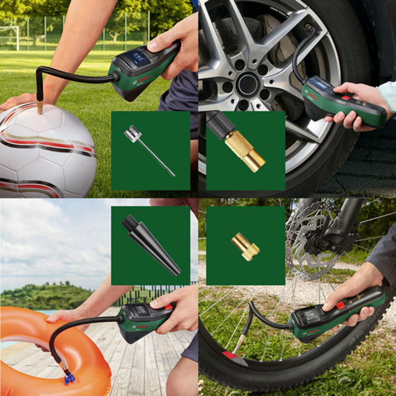 Bosch EasyPump Akku-Druckluftpumpe Mini Kompressor in Grün mit 10,3 bar - Bild 4