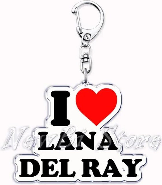 CHIC STUDIO Schlüsselanhänger Lana Del Rey, Unisex, Rot - Bild 1
