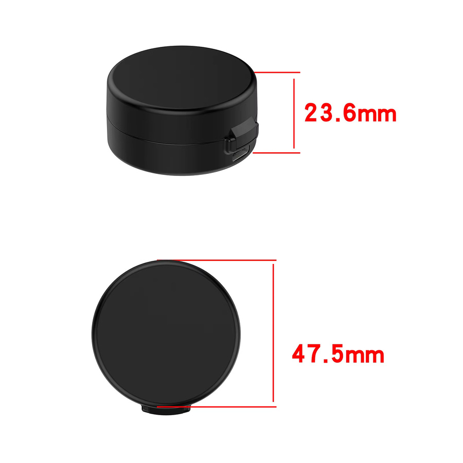 ALLOET Tragbare Reise-Ladestation in Schwarz mit USB-C-Kabel für Oura Ring Gen3 und Gen4 - Bild 5