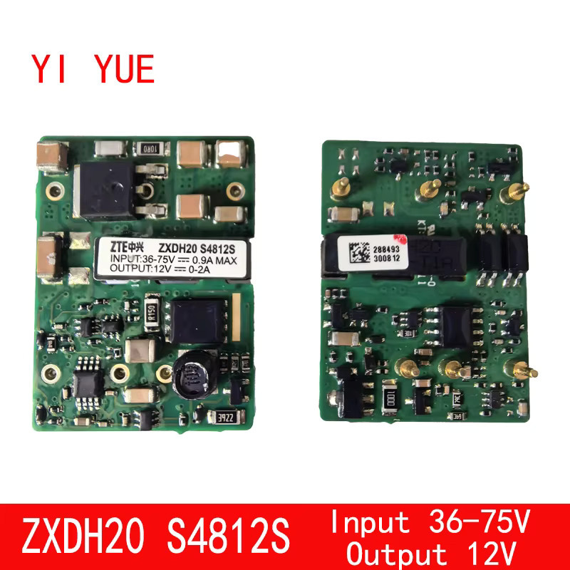 ZTE Leistungsmodul ZXDH20S4812S Kommunikations-Leistungsüberwachungsmodul 36-75V bis 12V 2A in Grün - Bild 2