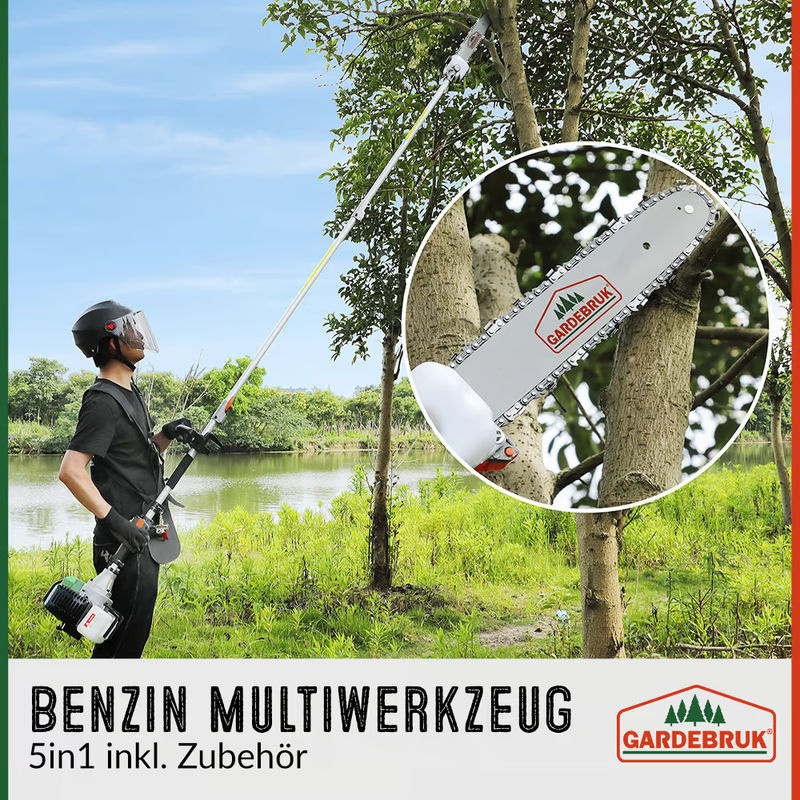 Benzin Multiwerkzeug 5in1 inklusive Zubehör - Bild 2