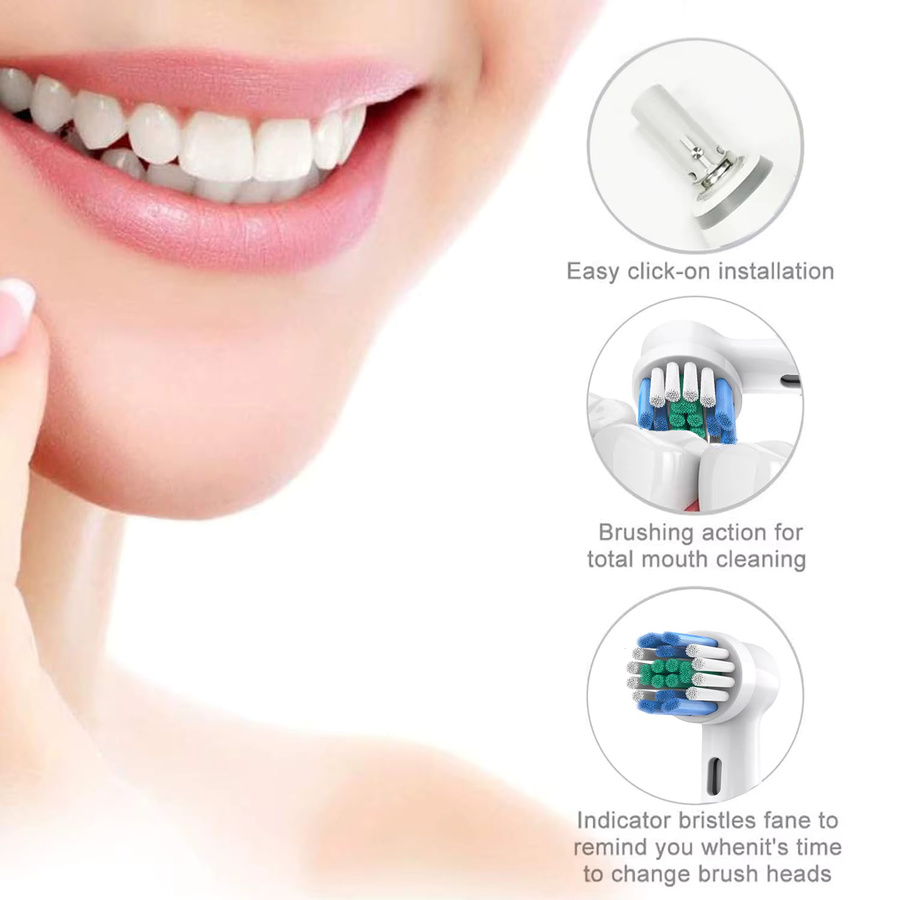 KVIFO Ersatz-Zahnbürstenköpfe, kompatibel mit Oral B iO, Unisex - Bild 2