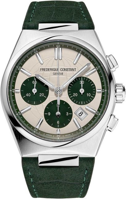 Frederique Constant Chronograph, Automatik, Edelstahl, 41 mm, Herren - Bild 1